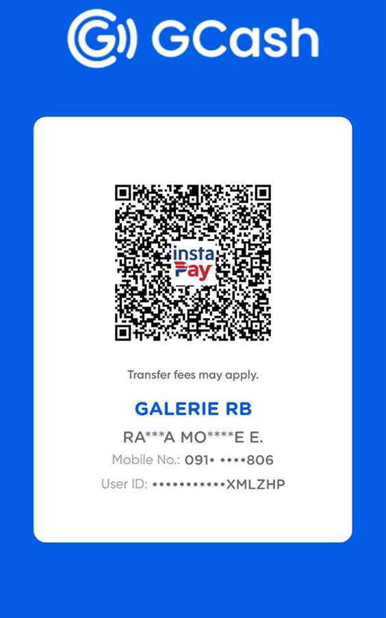 Raizza’s GCash payment QR code
